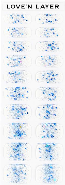 Produktbild Love'n Layer - Funky Sparkle Blue (Nagelkleber, Funky Sparkle Blue)