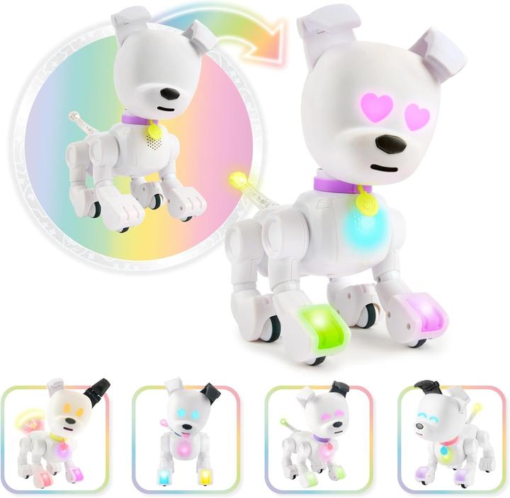 Actual product image Bizak Interactive Robot Dog with Voice Recognition, Tail Messages, and Customizable Colors