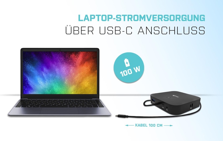 Actual product image i-tec C31HDMIDPDOCKPD100 (USB-C, 4 Ports)