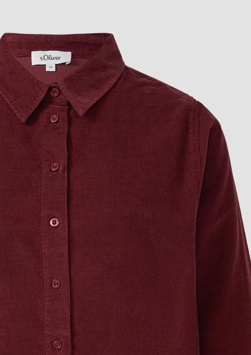 Immagine prodotto s.Oliver Bluse Feincord-Bluse mit Hemdkragen (38)