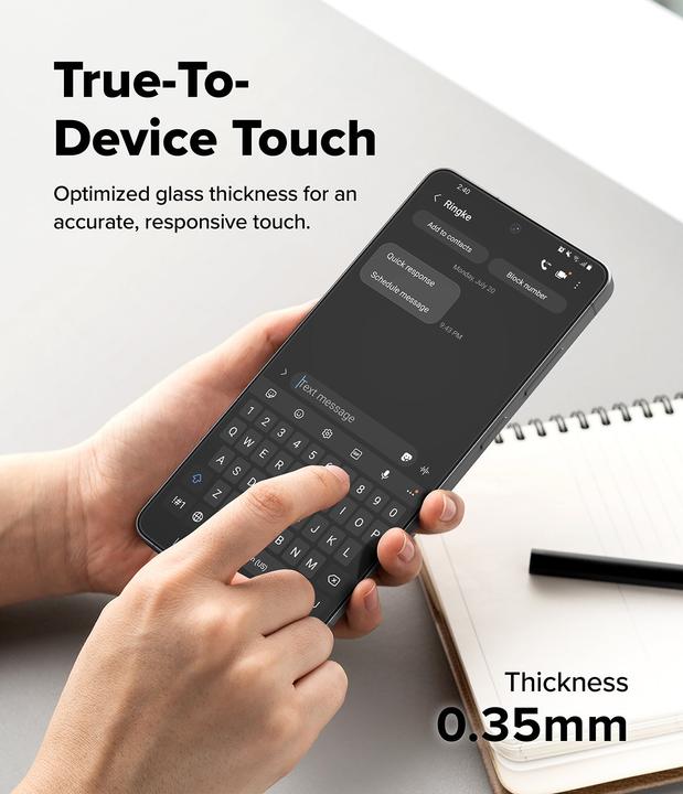 Actual product image Ringke - Easy Slide Tempered Glass (2 pack) - Samsung Galaxy S26 Ultra - Clear (2 pcs., Samsung Galaxy S26 Ultra)