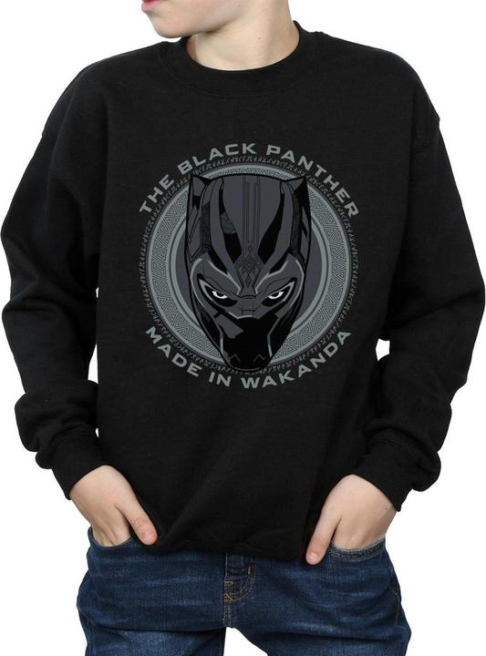 Actual product image Boys Black Panther Made in Wakanda Sweatshirt (152, 158)