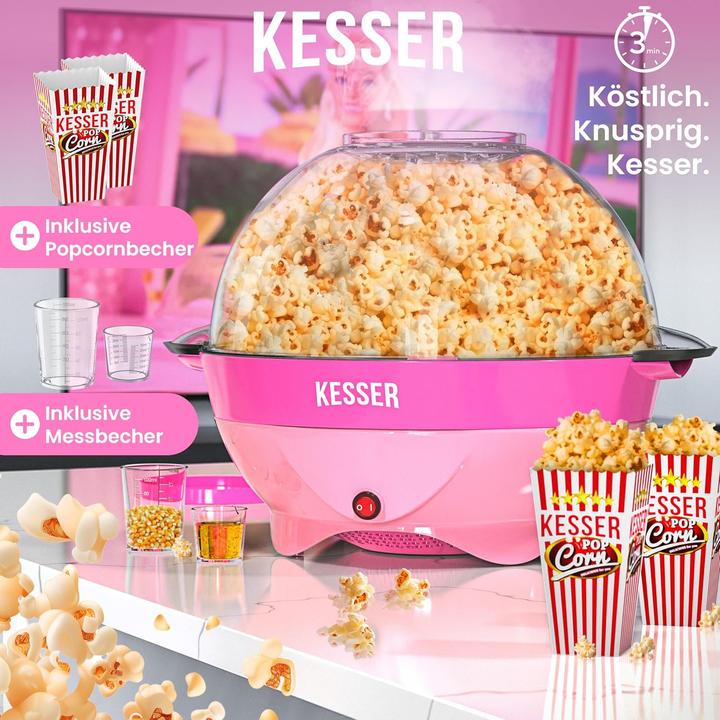 Actual product image Kesser Popcornmaschine 5,5L mit Antihaftbeschichtung