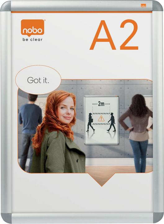Produktbild Nobo Plakatrahmen Wand A2 (A2)