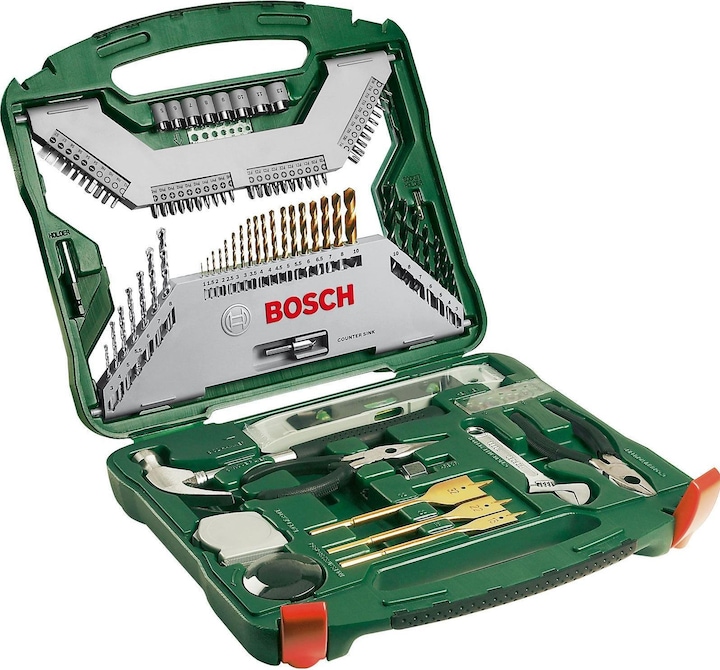 Produktbild Bosch Zubehör X-Line-Titanium Bohrer- und Schrauber-Set, 103-teilig (1 mm, 1.5 mm, 2 mm, 2.5 mm, 3 mm, 3.5 mm, 4 mm, 4.5 mm, 5 mm, 5.5 mm, 6 mm, 6.5 mm, 7 mm, 8 mm, 10 mm)