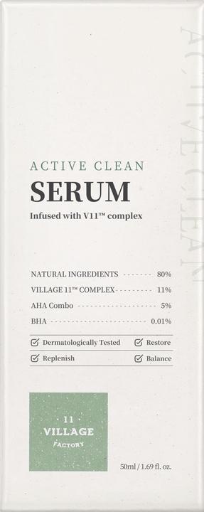 Actual product image Village 11 Factory Active clean serum (50 ml)