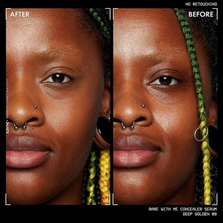 Actual product image NYX Professional Make-Up Bare With Me Concealer Serum (9 Deep Golden)