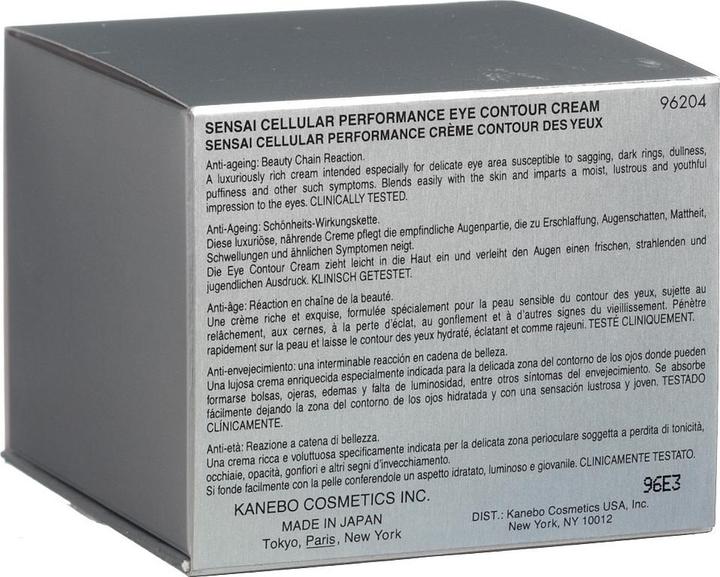 Image du produit Sensai Eye Contour (Crème pour les yeux, 15 ml, Jour + nuit)