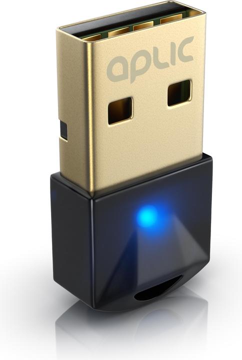 Aplic USB Bluetooth 5.0 Stick Nano, mini BT5.0 Dongle / Adapter, für PC & Laptop, Empfänger & Sender (Sender & Empfänger)