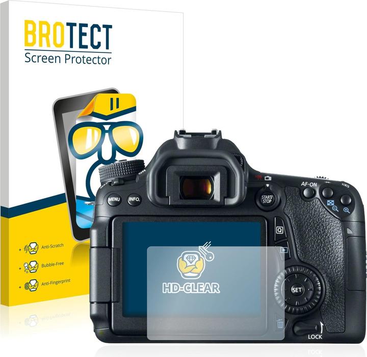 Produktbild BROTECT Schutzfolie Displayschutz Klar (Displayschutz, EOS 70D)
