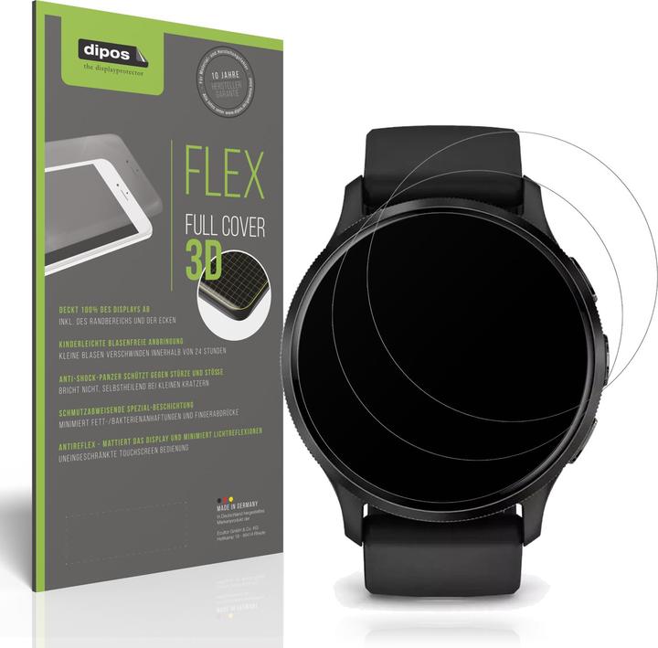 Produktbild Dipos Full Cover Schutzfolie Matt (Garmin Venu 3S)