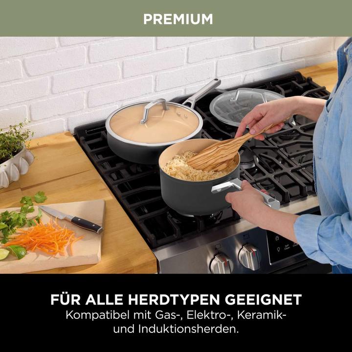 Produktbild Ninja CW93000DE Premium Keramik-Topfset (16 cm, Pfannenset + Topfset, Aluminium)