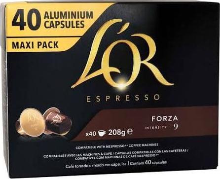 Image du produit L’OR Espresso Capsules de café Espresso Forza 40 pièces (40 x Port.)