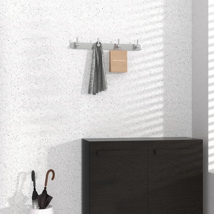 Produktbild Intirilife Garderobenleiste mit 4 Haken