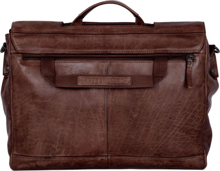 Immagine prodotto Spikes & Sparrow Leren Laptoptas - Benzo - Donkerbruin (15.60")