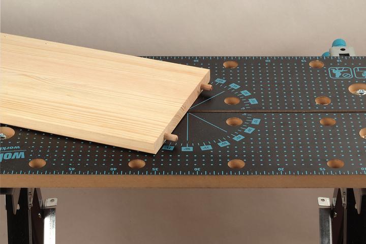 Produktbild wolfcraft Meisterdübler - Dübellehre für Holzverbindungen (1 Stk.)