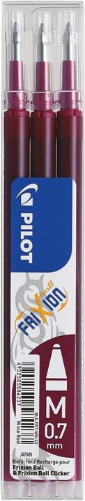 Pilot FriXion Refill (Rot, 0.70 mm, 3 Stk.)