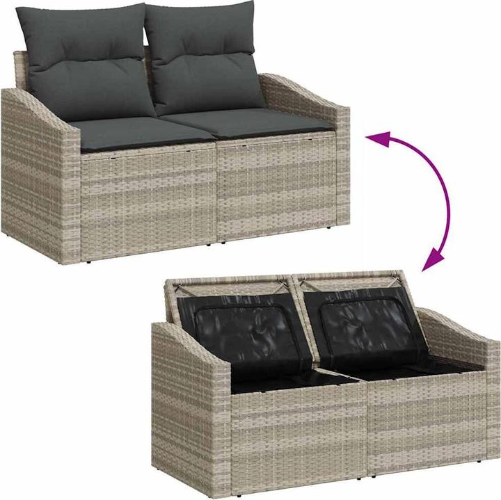 Actual product image vidaXL Garden sofa