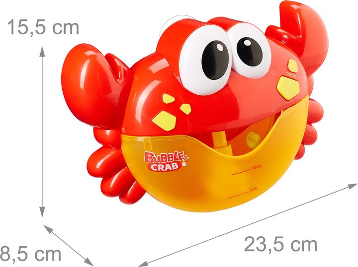 Immagine prodotto Relaxdays Granchio giocattolo da bagno, rosso