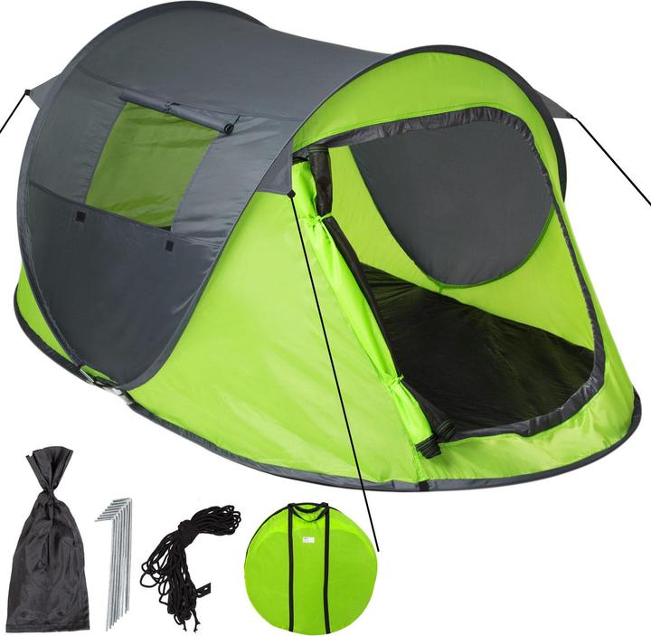 Immagine prodotto tectake Pop-Up (Tenda pitching, 1.50 kg, 2 persone)