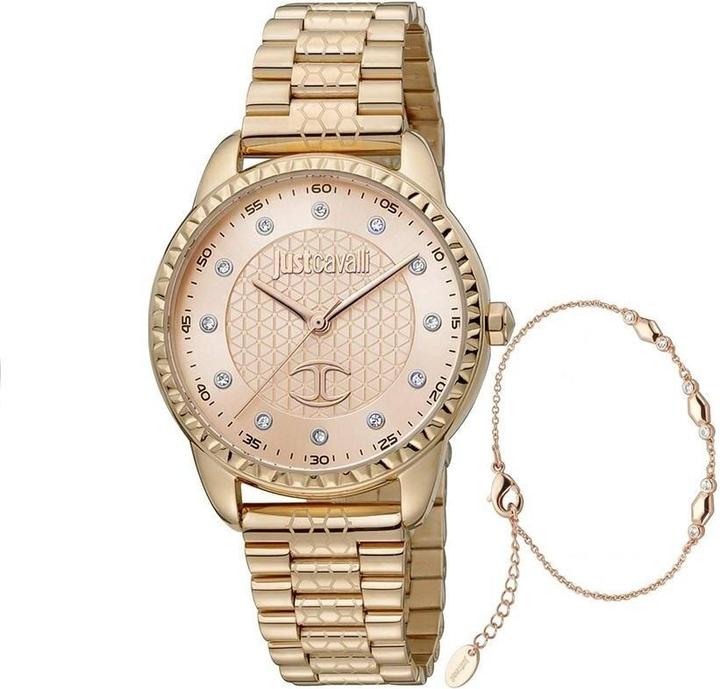 Produktbild Just Cavalli Set Emozioni JC1L176M0075 Damenuhr (Analoguhr, 34 mm)