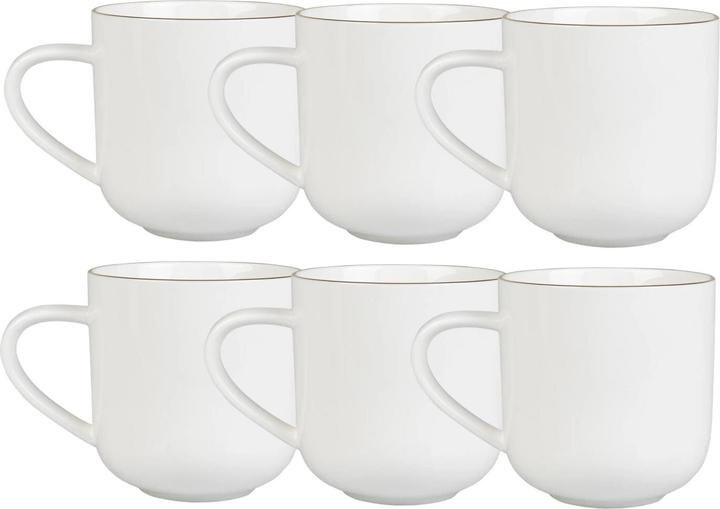 Produktbild Furber Tasse 400 ml, 6 Stück, Weiss/Gold (6 x)