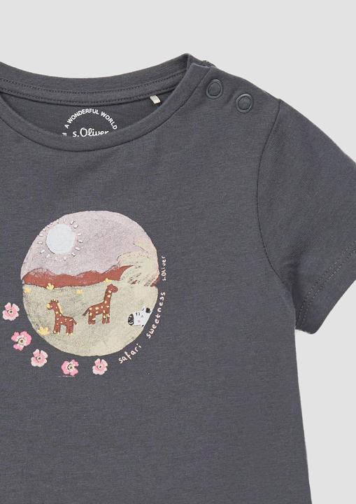 Produktbild S.Oliver T-Shirt T-Shirt im A-Shape mit Glitzerprint (62)