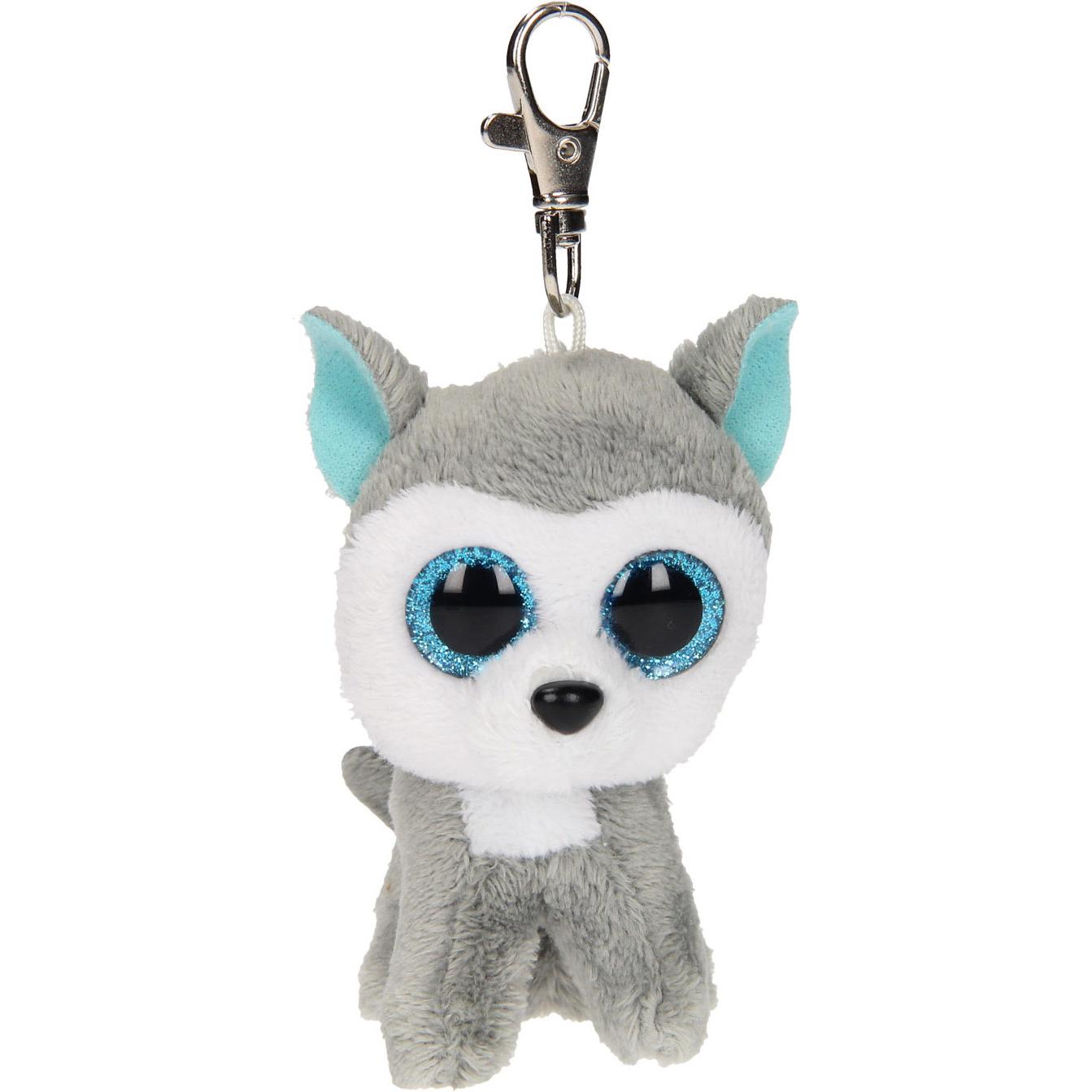 Ty, Unisex, Schlüsselanhänger, Beanie Boo Keychain Dog-Slush, Mehrfarbig