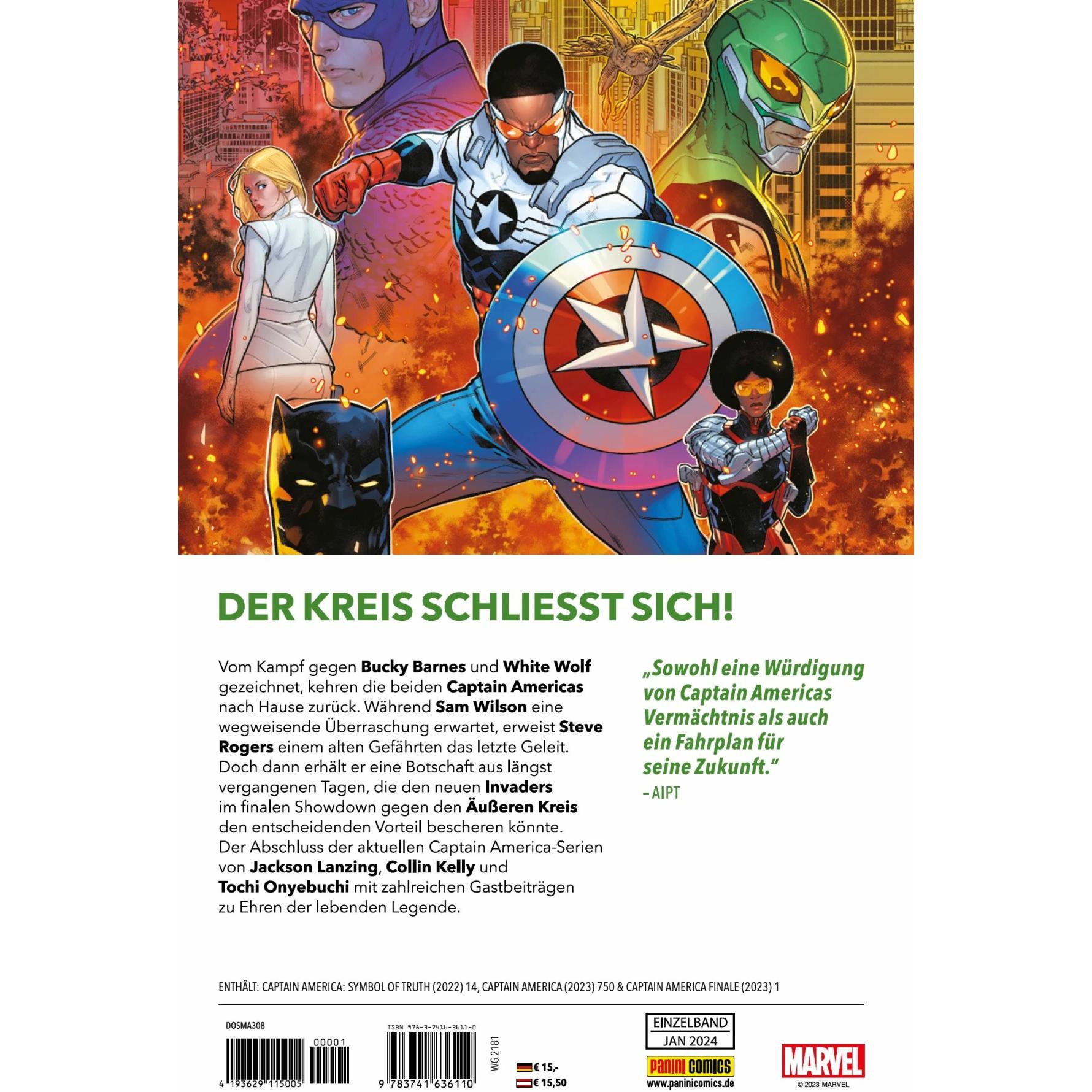 Thumbnail - Captain America: Das Finale, Belletristik von Collin Kelly, Tochi Onyebuchi, R.B. Silva, Carmen Carnero, Ze Carlos, Jack...