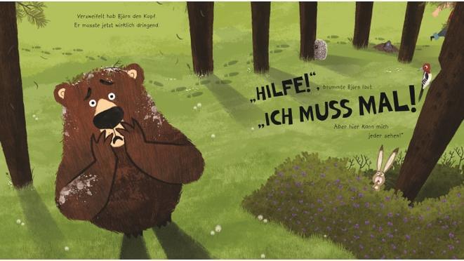 Produktbild Bär muss mal (Deutsch, Mike Byrne, Franziska Jaekel, Jonny Leighton, 2023)