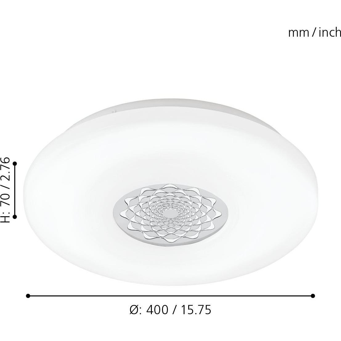 Thumbnail - EGLO, Wandleuchte + Deckenleuchte, Capasso 1 (2500 lm)