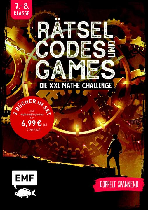 Produktbild Rätsel, Codes und Games – Die XXL Mathe-Challenge für die 7. und 8. Klasse (Deutsch, Julien Durand, Arnaud Durand, Jean-Baptiste Civet, Olivier Lefebvre, 2024)