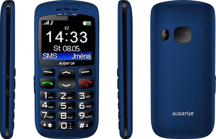 Actual product image Aligator A670 Senior modrÃ½ + stol.nab. (2.20", 0.30 Mpx)