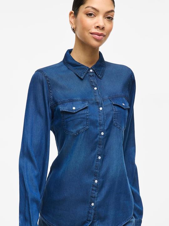 Produktbild Vila Taschen Jeanshemd (XXL)