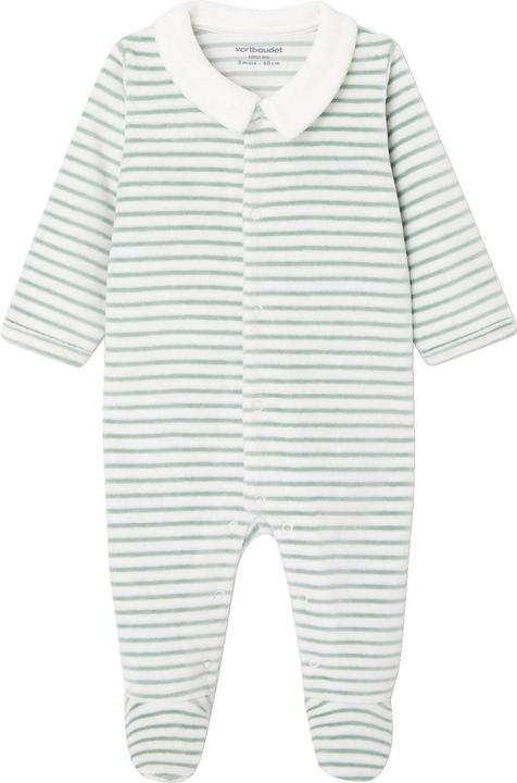 Produktbild Vertbaudet Bio-Kollektion: Baby Samt-Strampler mit Öffnung vorn (56)