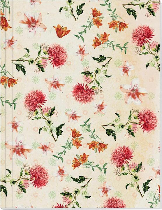 Actual product image The Artists' Gardens Large Notebook (A5) Motif Dahlia (A5, Dotted, Hardcover)