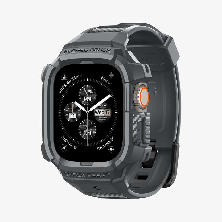 Immagine prodotto Spigen Appl Watch Ultr 2/1 RugArmProDkGr