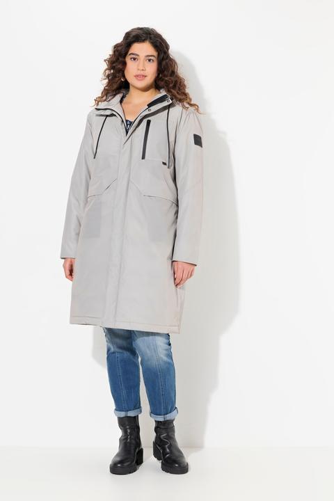 Actual product image Ulla Popken HYPRAR Waterproof Coat (54)
