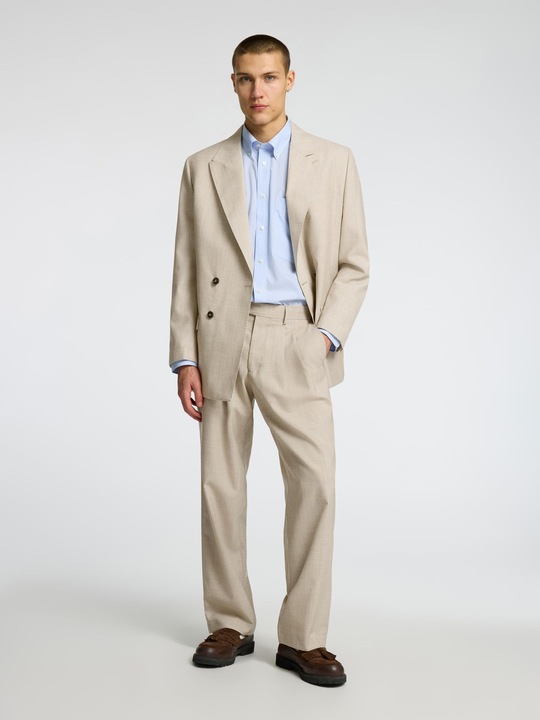 Actual product image Selected Homme 100% Woll Zweireihiger Blazer (50)