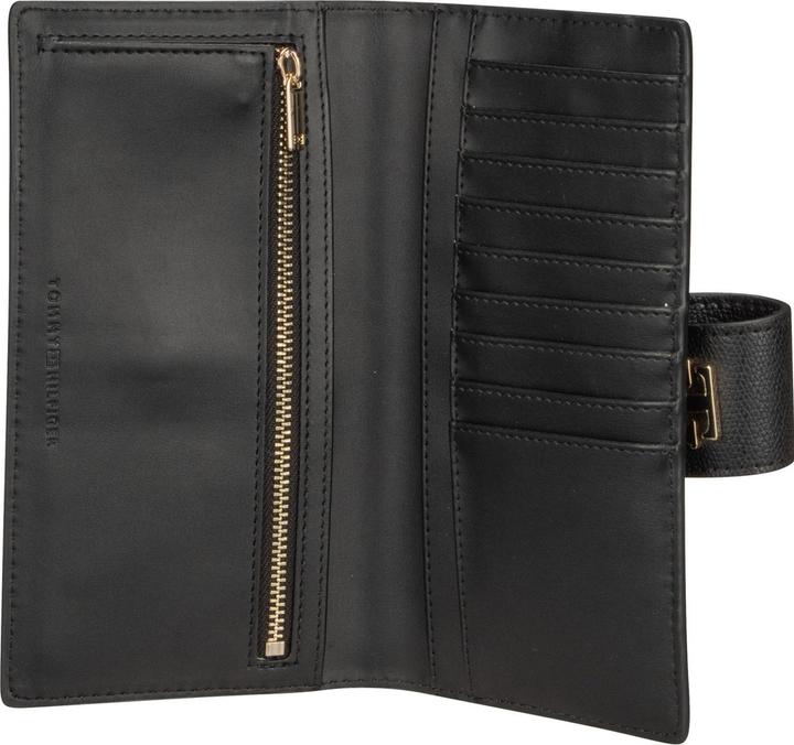 Actual product image Tommy Hilfiger Long Wallet TH Outline Large Flap Wallet FA22