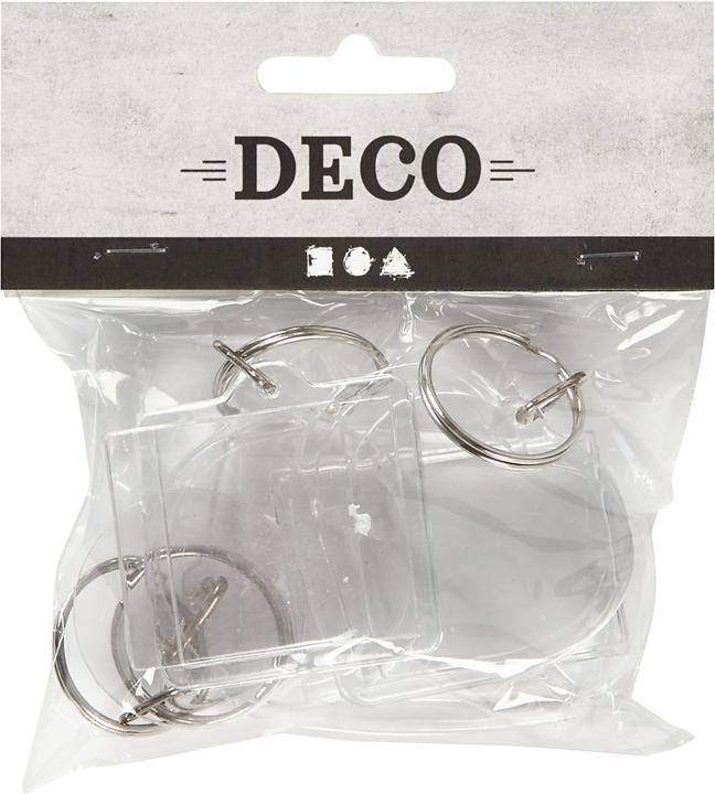 Actual product image Creativ Company Sleutelhanger Vormen, 4st.