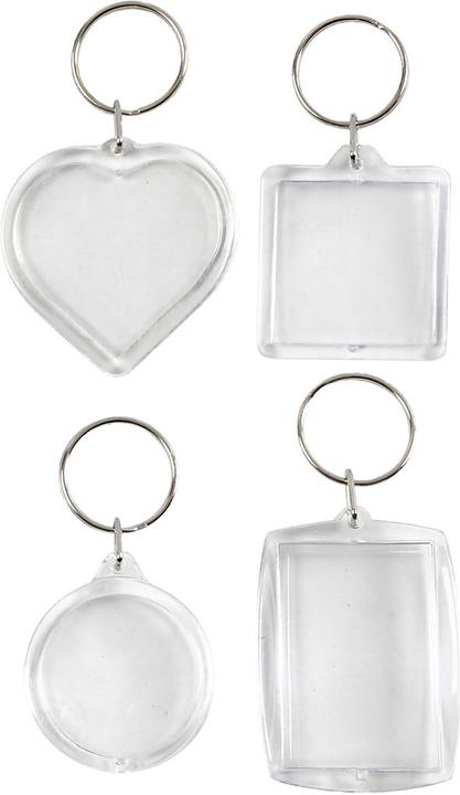 Actual product image Creativ Company Sleutelhanger Vormen, 4st.