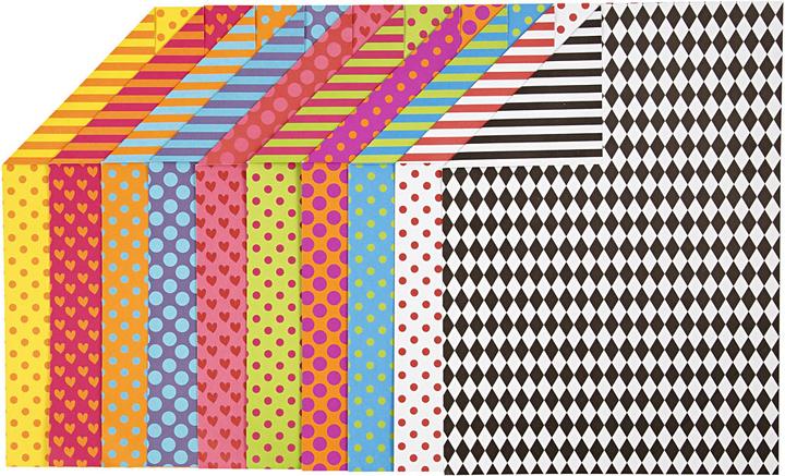 Image du produit Creativ Company Bedrukt Karton Kleur A4, 20 Vellen (250 g/m², 20 x)