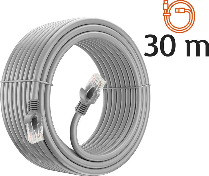 Immagine prodotto LinQ Cavo di rete Ethernet RJ45, CAT6, 30m (CAT6, 30 m)