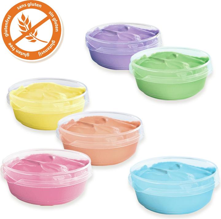 Actual product image Ses Fingerfarbe Pastell 6 Farben x 45 ml (45 ml)