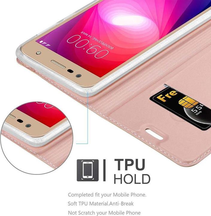 Actual product image Cadorabo Book Classy Style Cover (LG X Power 2)