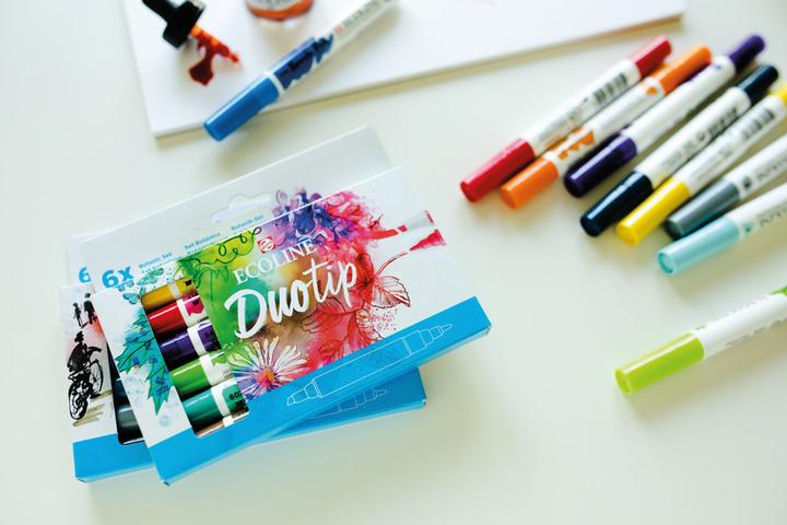 Produktbild Talens ECOLINE DUOTIP - Farbstifte Set (6x)