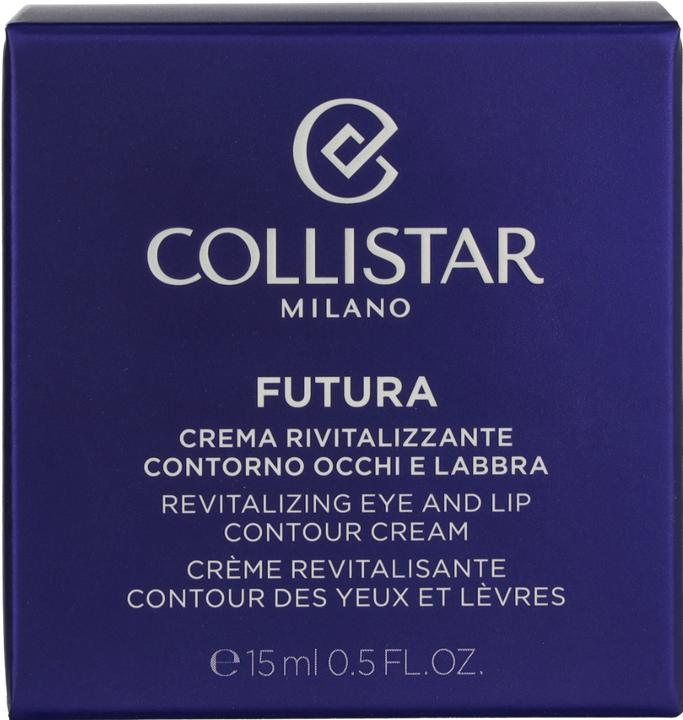 Image du produit Collistar Futura Revitalizing Eye & Lip Contour Cream (Gel pour le soin des yeux, 15 ml, Jour + nuit)