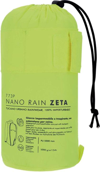 Produktbild Tucano Urbano TU Nano Regenjacke Zeta Unisex gelb S (Herren, Damen, S)