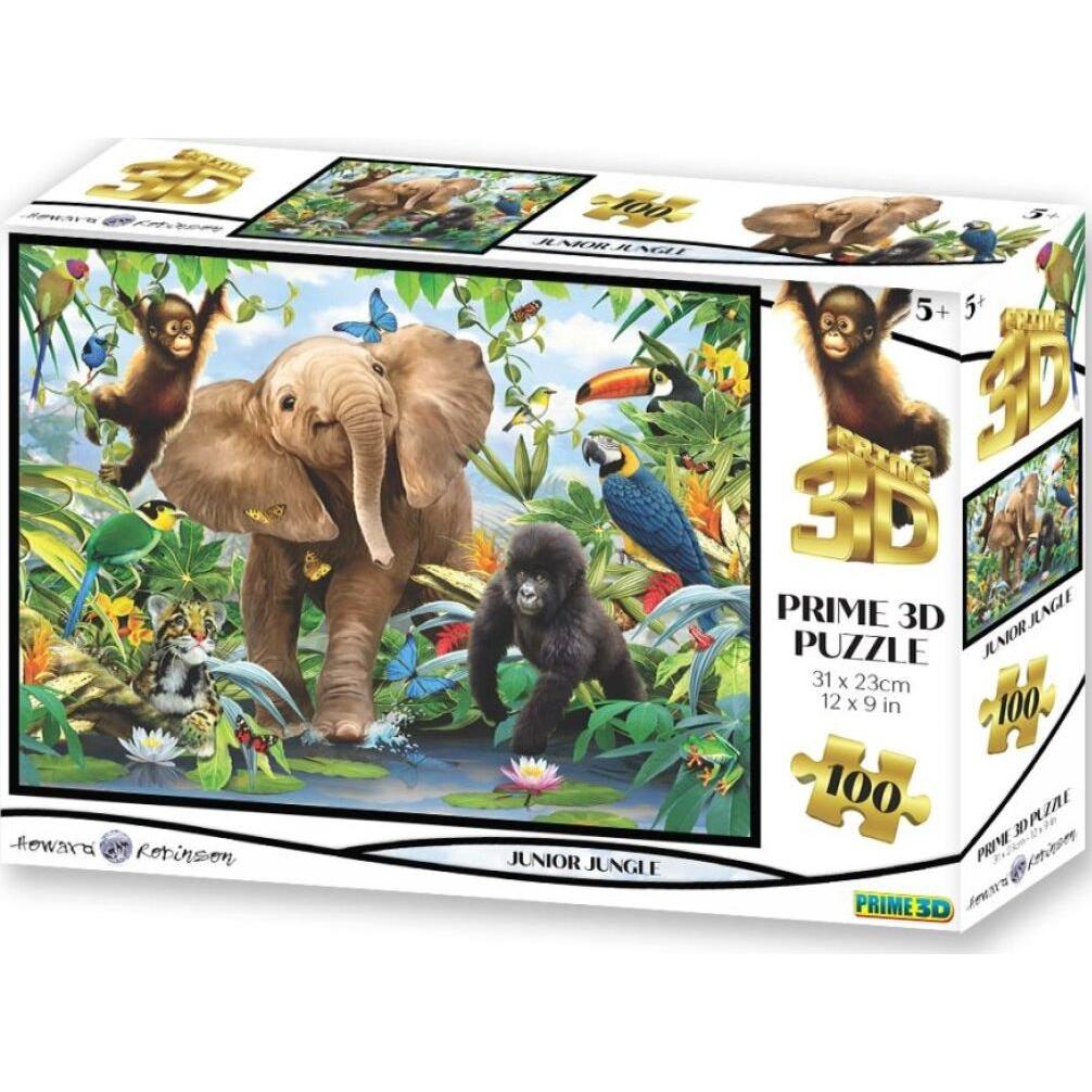 Prime 3D Dschungel Puzzle 3D 100 Teile (100 Teile)